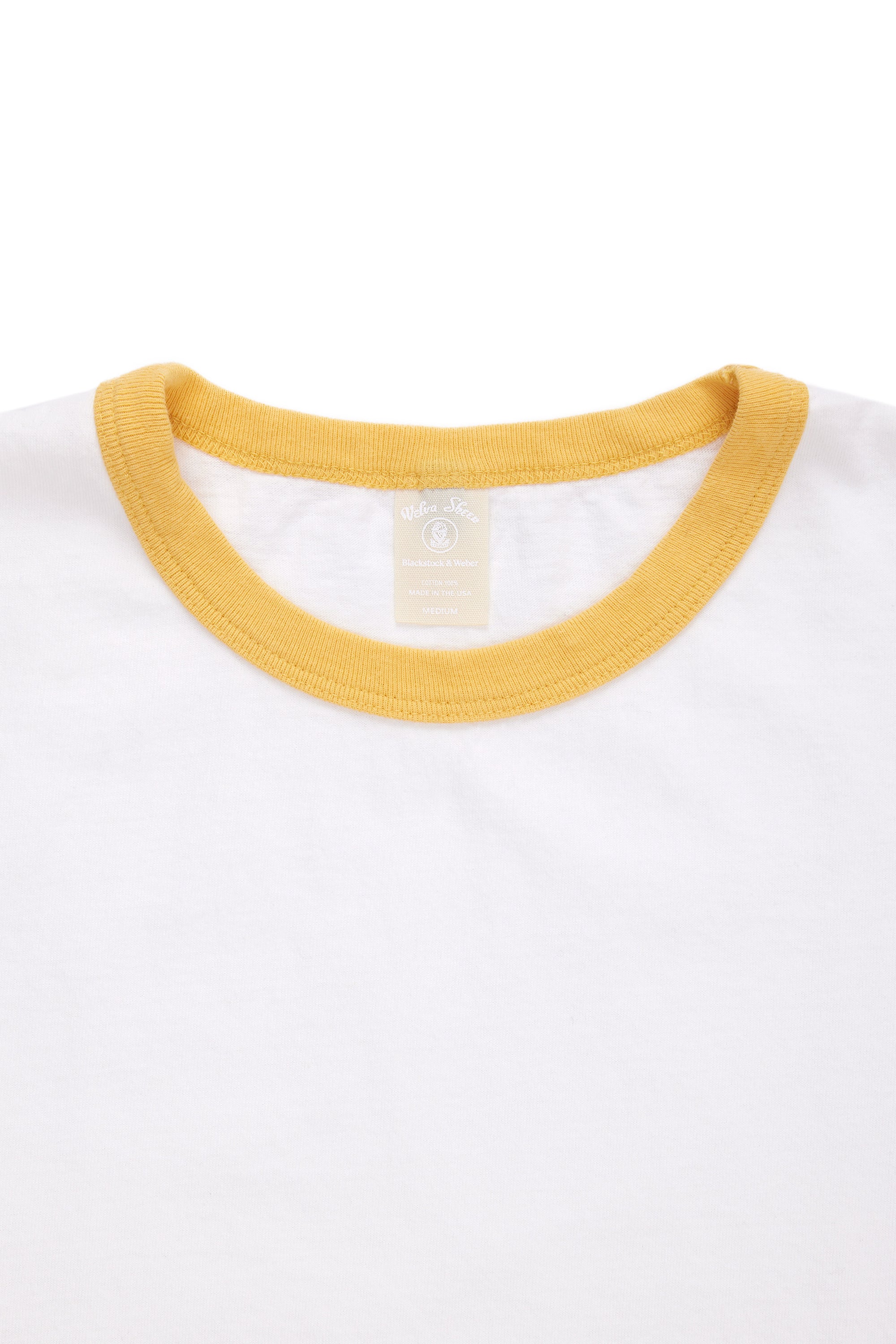 The 80's Ringer Tee by Velva Sheen, Yellow