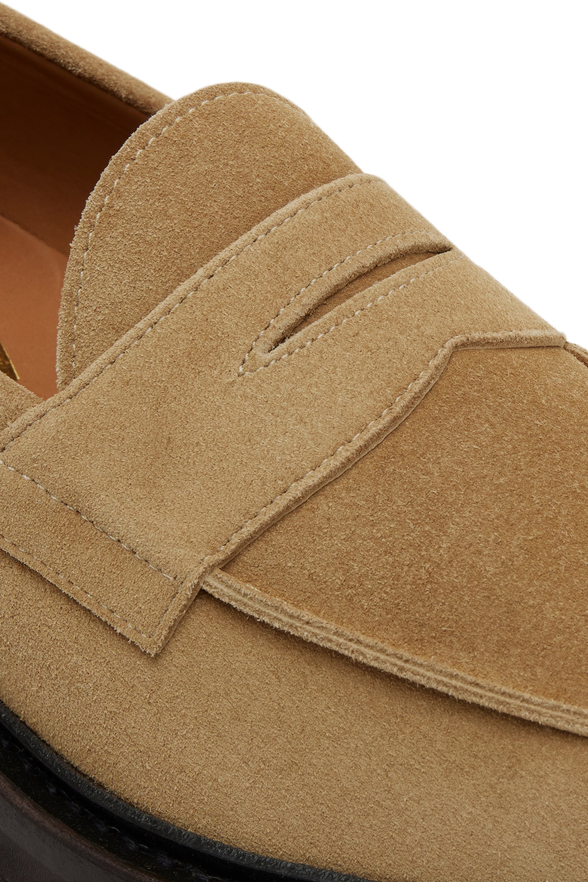 The Ellis Penny Loafer, Almond, Lug Sole