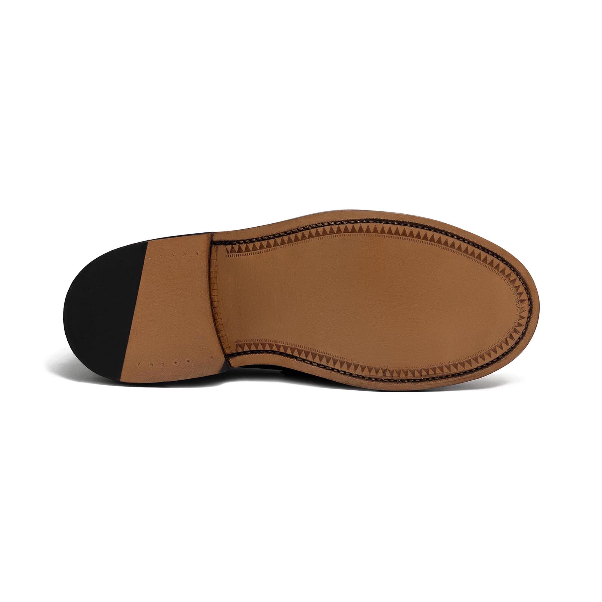 The Ellis Penny Loafer, Bamboo/White