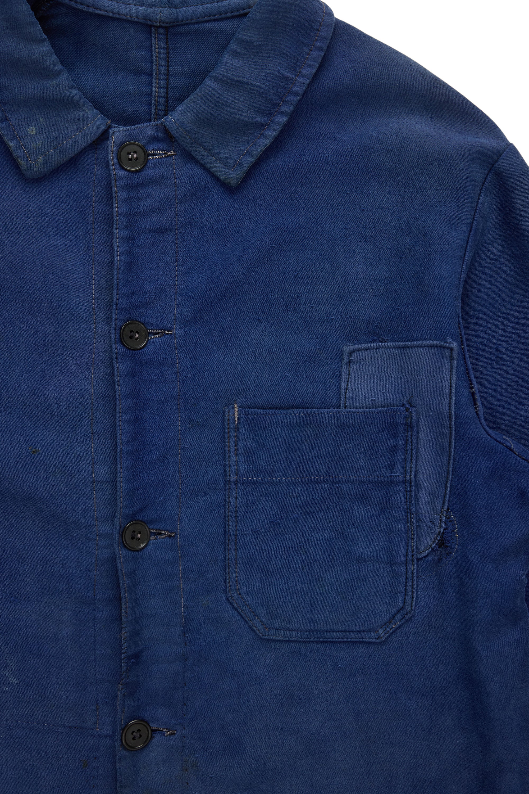 Patched Moleskin Jacket