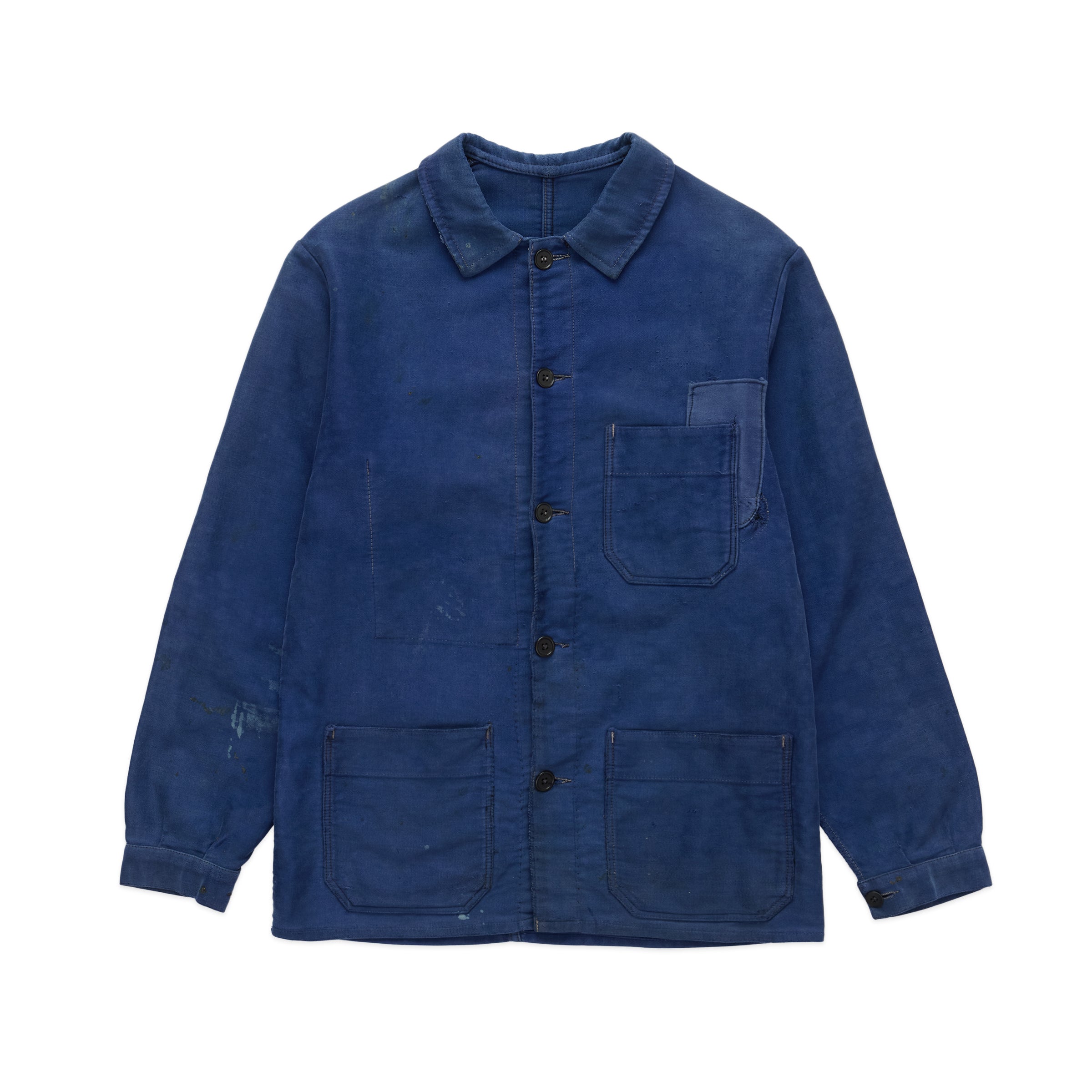 Patched Moleskin Jacket