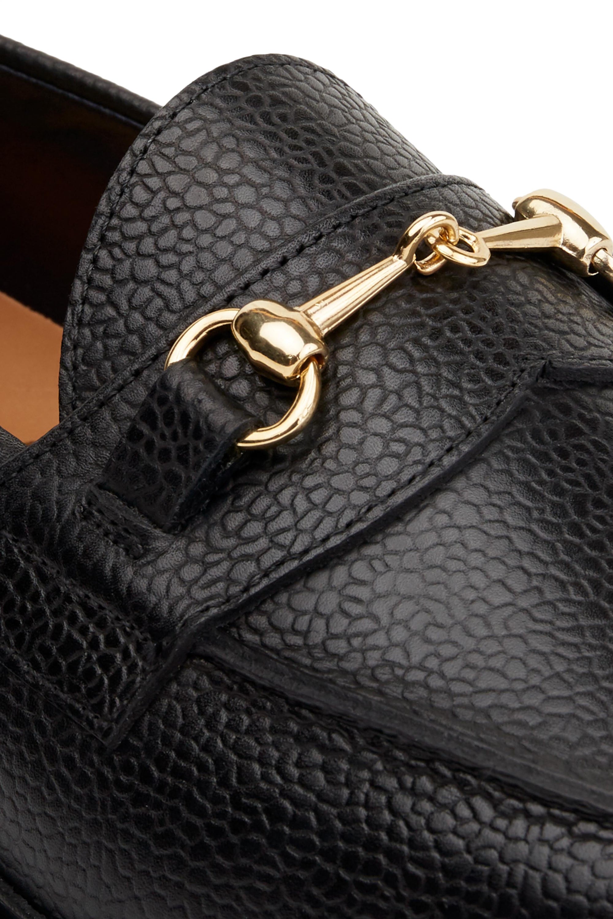 The Mason Horse Bit Loafer, Onyx, Lug Sole