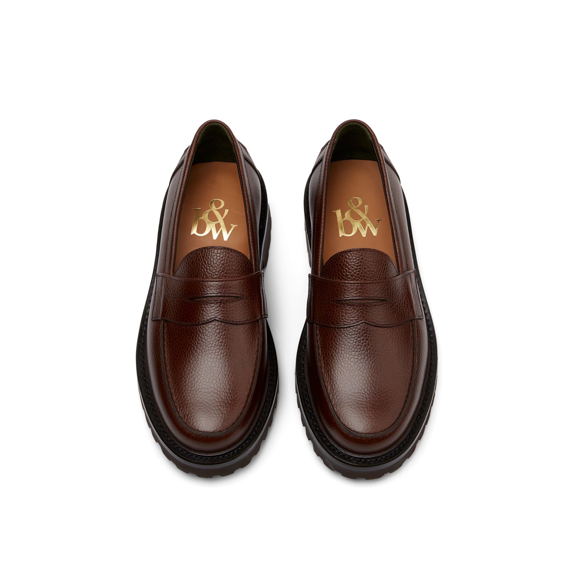 The Ellis Penny Loafer, Chocolate, Lug Sole