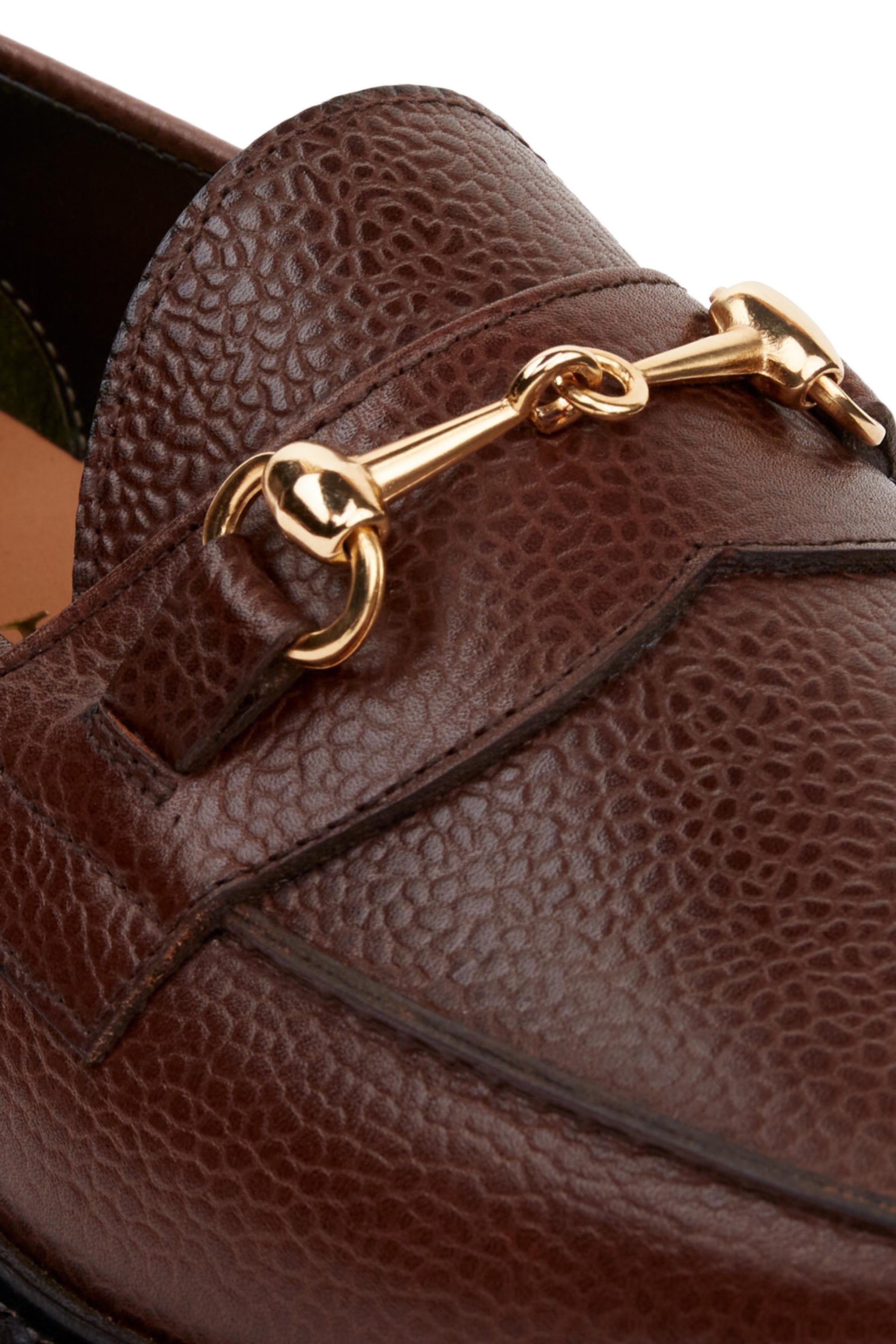 The Mason Horse Bit Loafer, Chocolate, Lug Sole