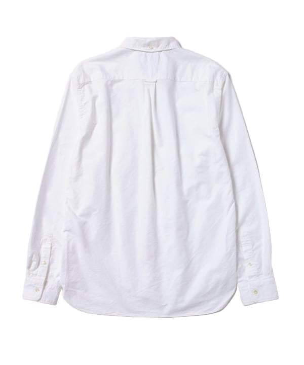 Beams Plus Button Down Oxford, White