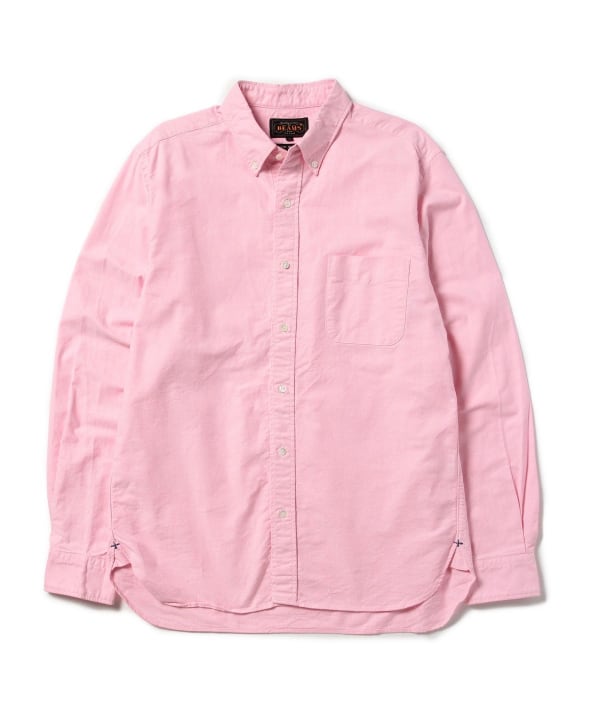 Beams Plus Button Down Oxford, Pink