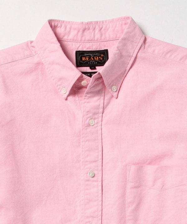 Beams Plus Button Down Oxford, Pink