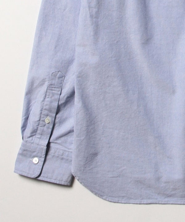 Beams Plus Button Down Oxford, Blue