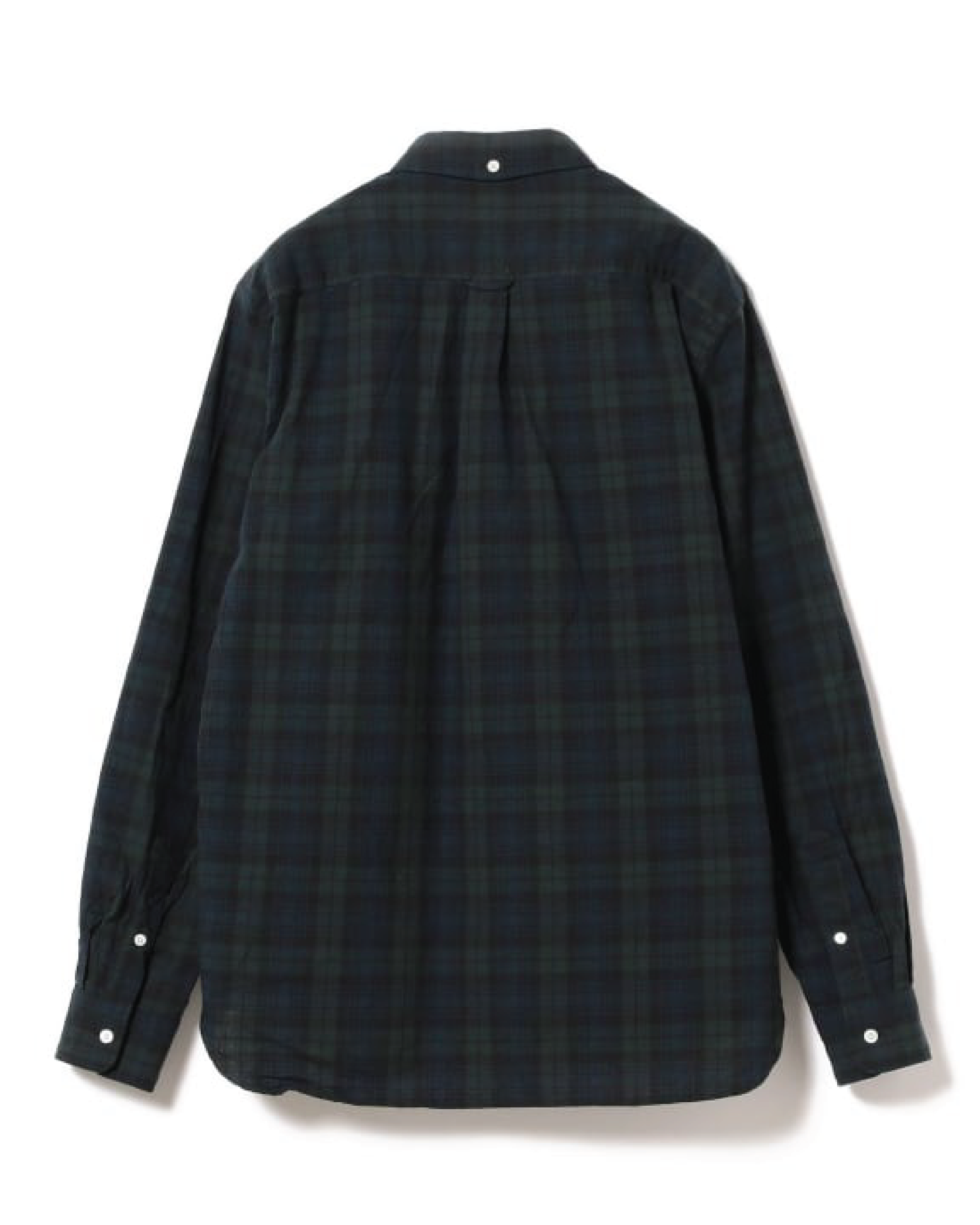 Beams Plus Button Down Oxford Indigo Yarn, Black