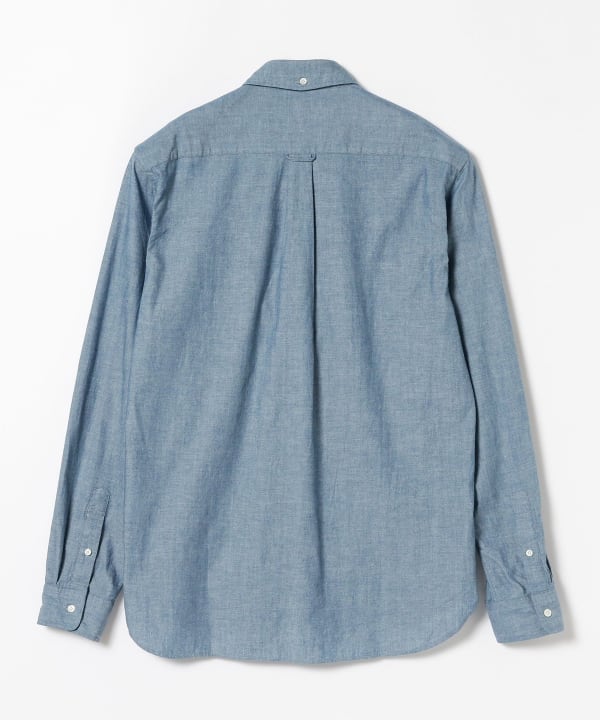 Beams Plus Button Down Chambray, Sax
