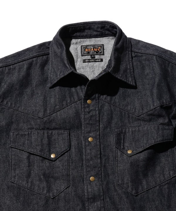 Beams Plus Denim Western Shirt, One Wash