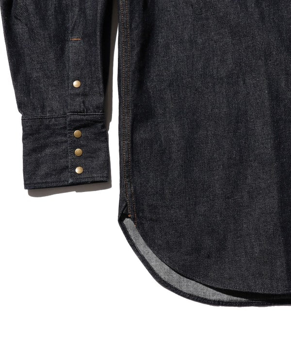 Beams Plus Denim Western Shirt, One Wash