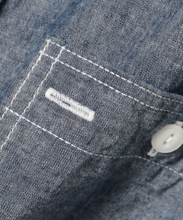 Beams Plus Work Chambray, Blue