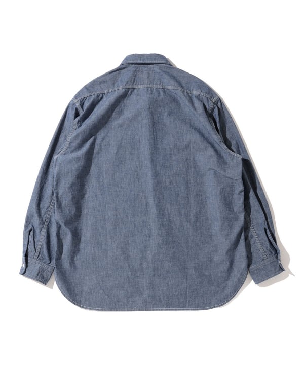 Beams Plus Work Chambray, Blue
