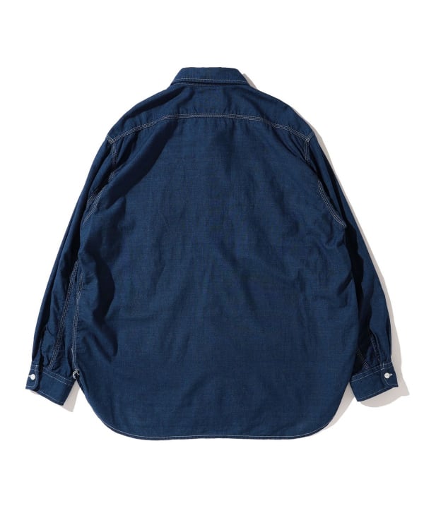 Beams Plus Work Chambray, Indigo