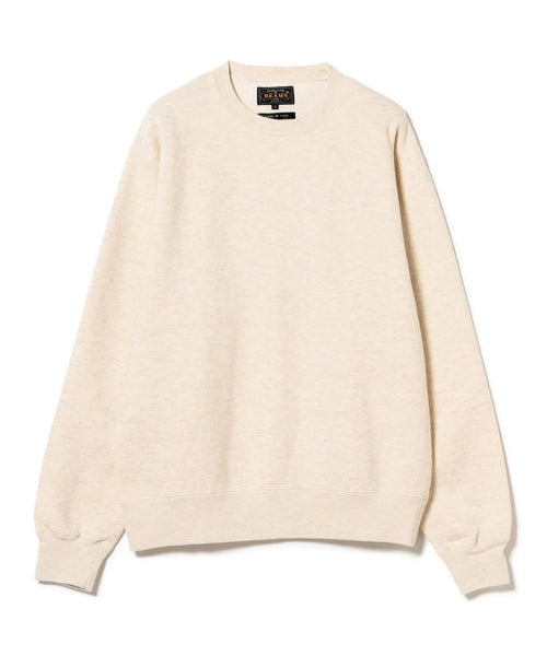 Beams Plus Raised Back Crewneck Sweatshirt, Oatmeal – Blackstock