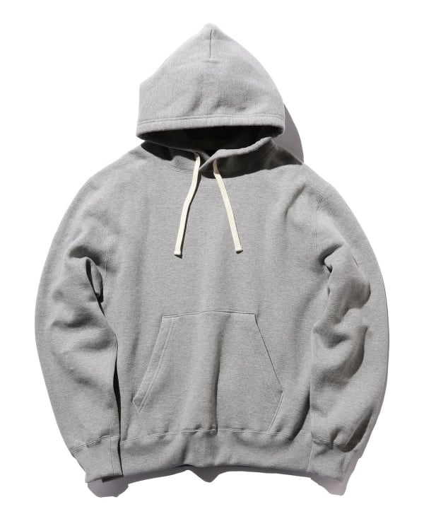 Beams Plus Raised Back Hoodie, Grey