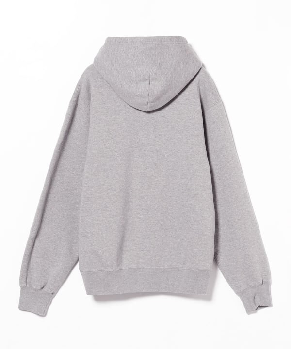Beams Plus Raised Back Hoodie, Grey