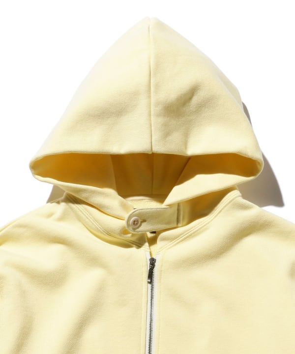 Beams Plus, Half Zip Hoodie, Yellow