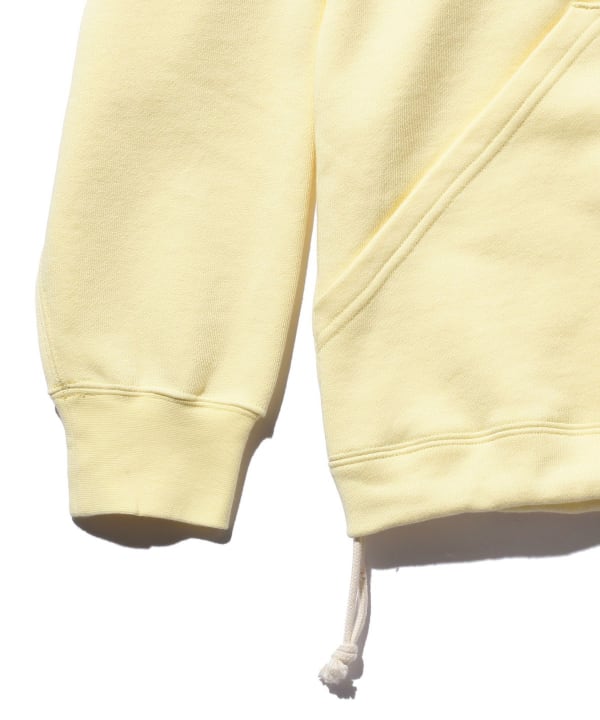 Beams Plus, Half Zip Hoodie, Yellow