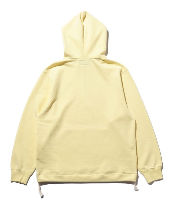 Beams Plus, Half Zip Hoodie, Yellow