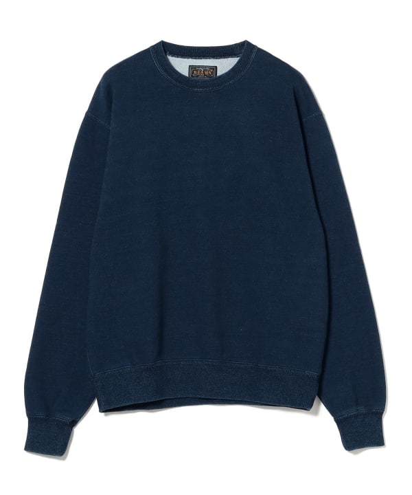 Beams Plus Crewneck Sweatshirt, Indigo