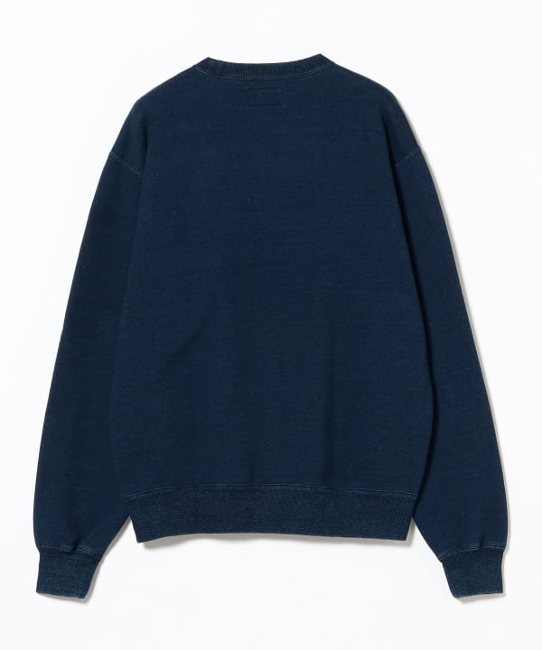 Beams Plus Crewneck Sweatshirt, Indigo