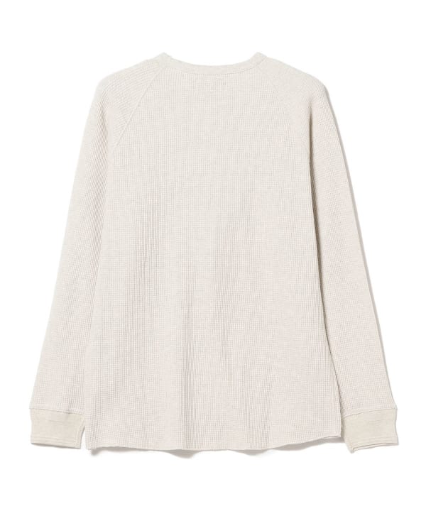 Beams Plus Waffle Crew Thermal, Oatmeal