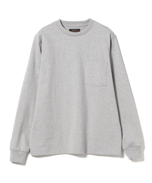 Beams Plus Pocket Tee, Heather Grey