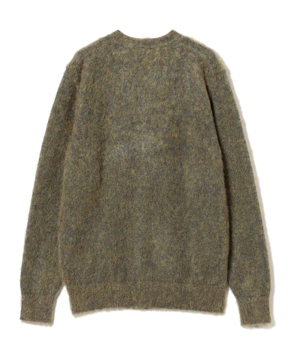 Beams Plus Stretch Mohair Cardigan, Green