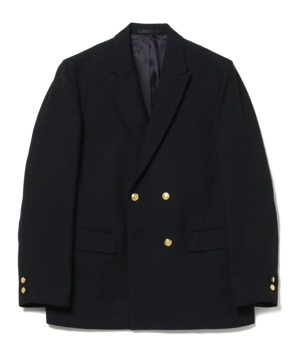 Beams Plus 4B Double Breasted Wool Blazer