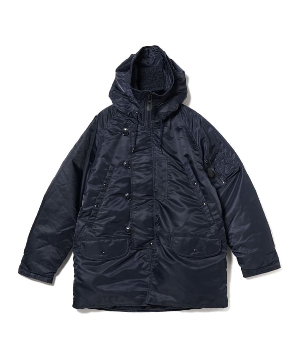 Beams Plus Type N-3B Down Coat, Navy