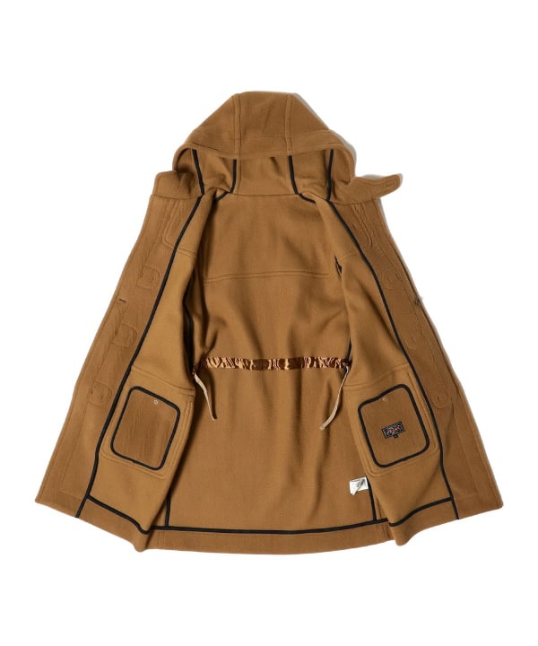 Beams Plus Herringbone Duffle Coat, Camel