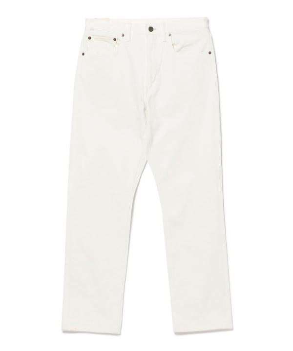Beams Plus 5 Pocket Denim, White