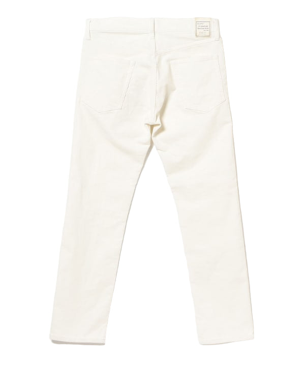 Beams Plus 5 Pocket Corduroy, White