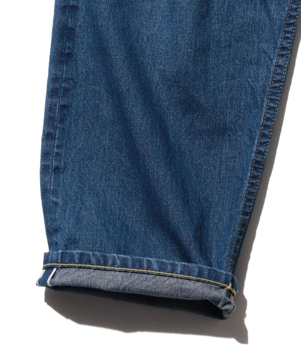 Beams Plus 5 Pocket Wide Denim, Used Wash