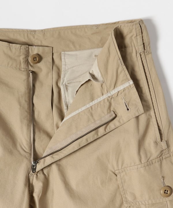 Beams Plus Military 6 Pocket Ripstop Trouser, Beige