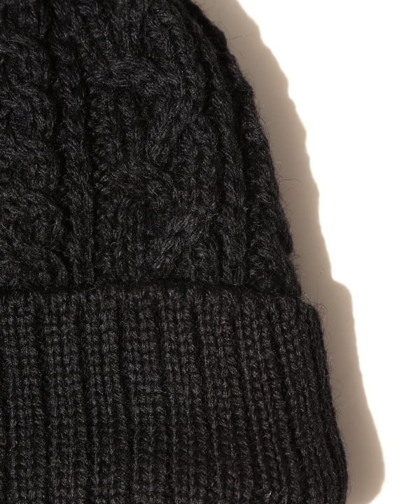 Beams Plus Cable Watch Cap, Black