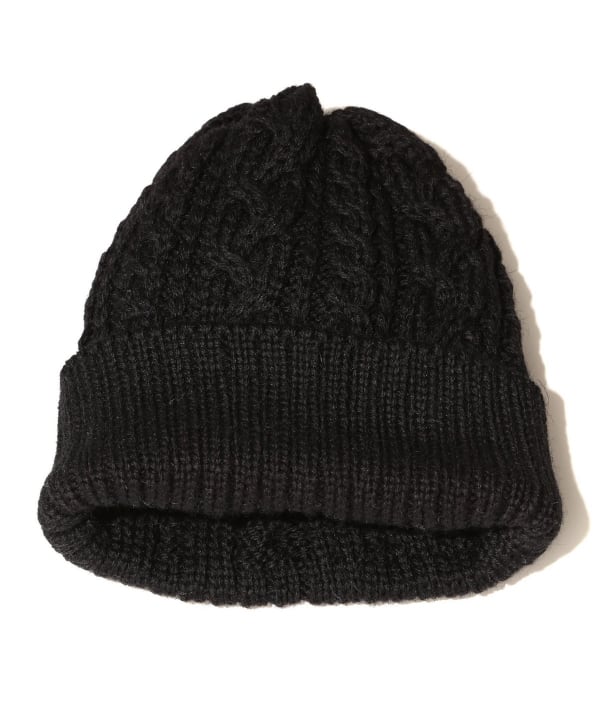 Beams Plus Cable Watch Cap, Black