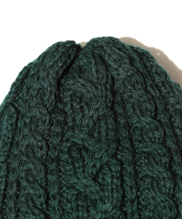 Beams Plus Cable Watch Cap, Dark Green