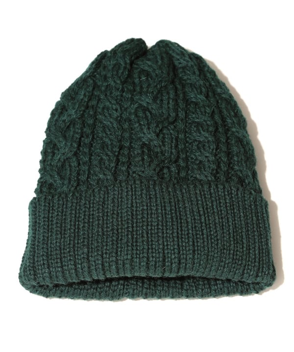 Beams Plus Cable Watch Cap, Dark Green