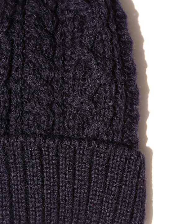 Beams Plus Cable Watch Cap, Navy