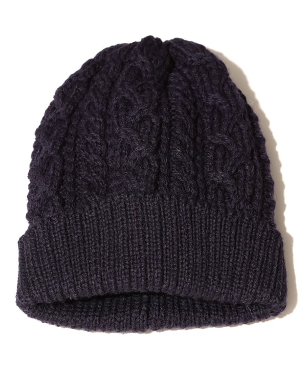 Beams Plus Cable Watch Cap, Navy