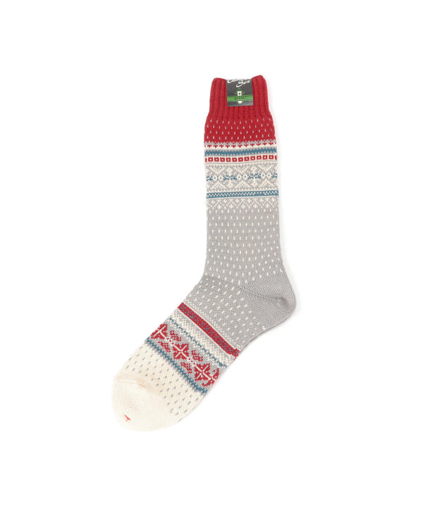 Beams Plus Nordic Socks, Grey