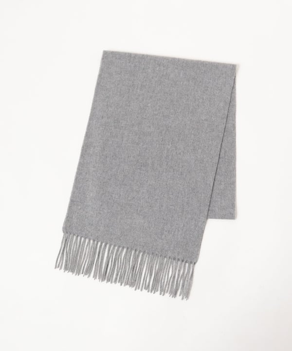 Beams Plus Solid Cashmere Scarf, Grey