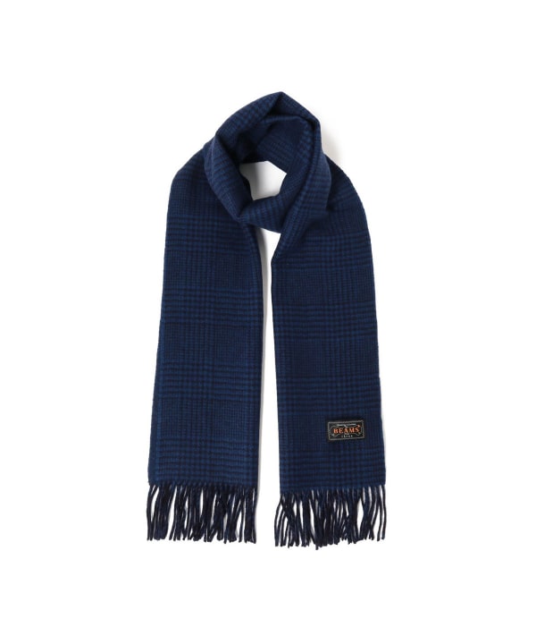 Beams Plus Reversible Cashmere Scarf, Navy