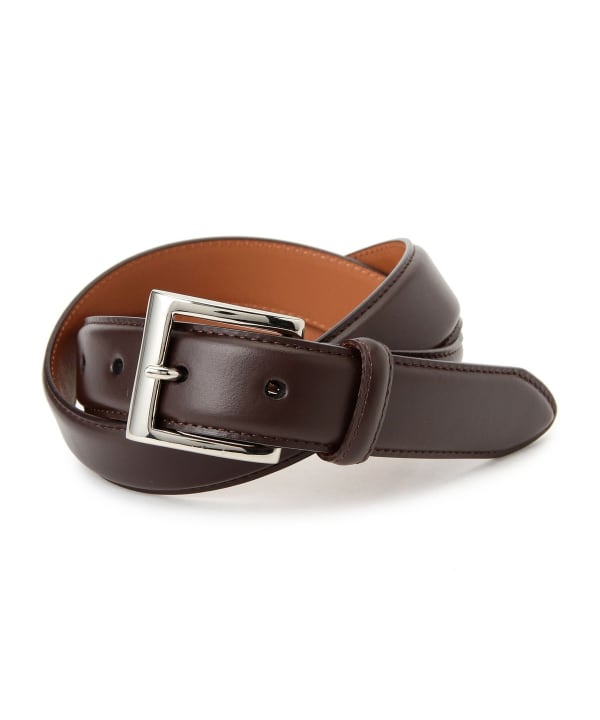 Beams Plus Leather Belt, Brown