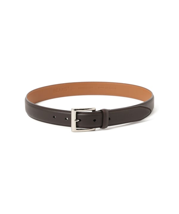 Beams Plus Leather Belt, Brown