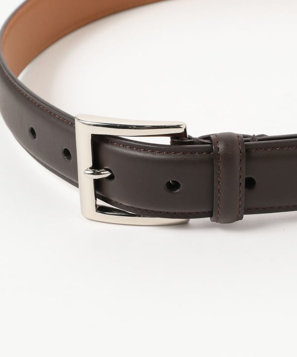 Beams Plus Leather Belt, Brown