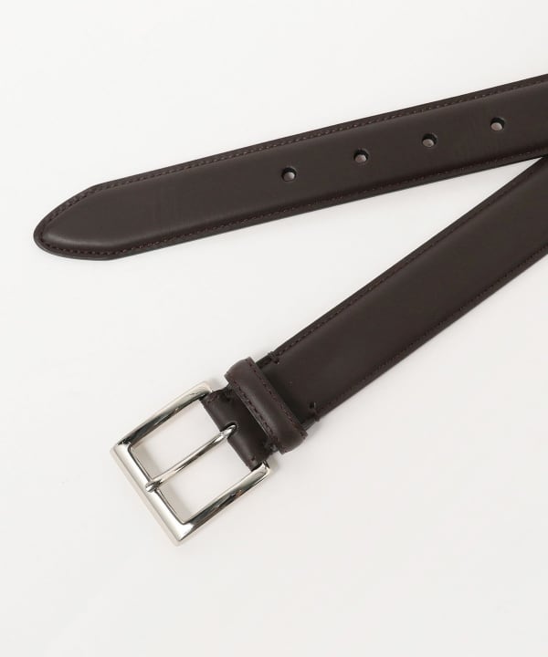 Beams Plus Leather Belt, Brown